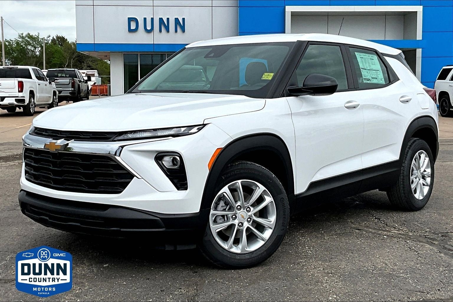 2026 Chevrolet Trailblazer LS in Summit White — front three-quarter view